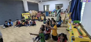 Students engaged in active play